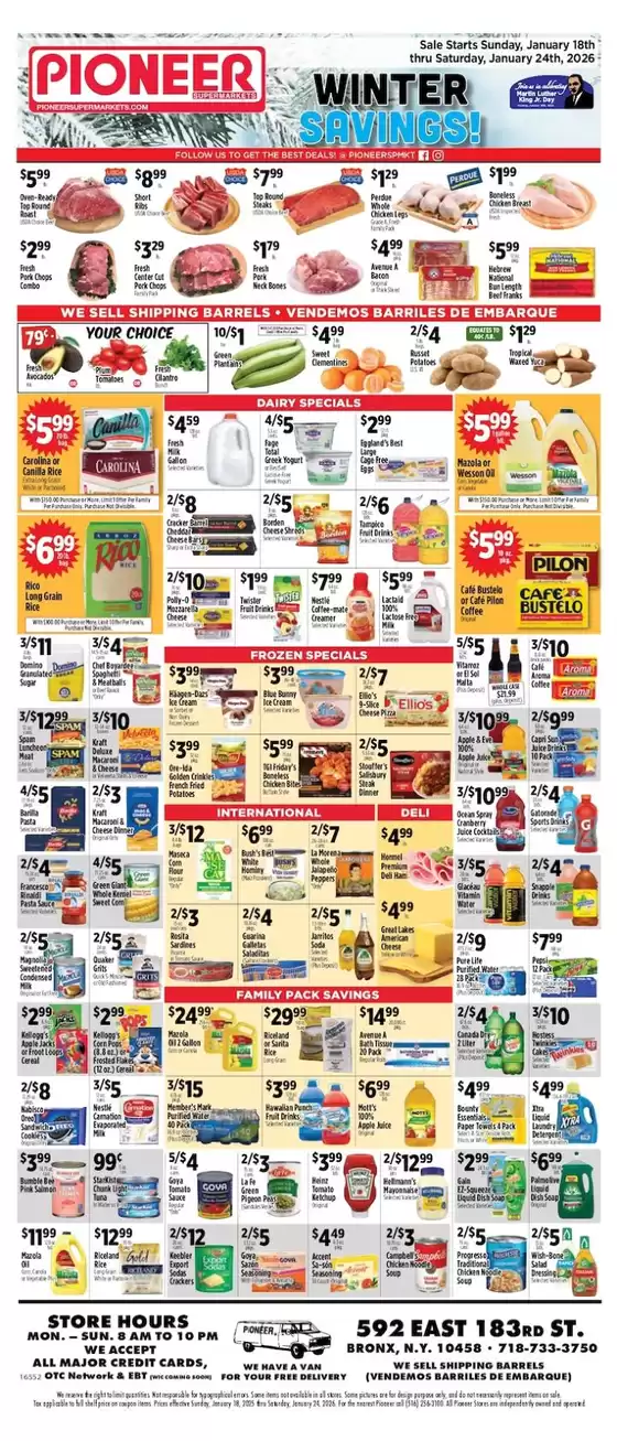 Pioneer Supermarkets catalogue in Galloway OH | Our best deals for you | 2026-01-18T00:00:00.000Z - 2026-01-24T00:00:00.000Z
