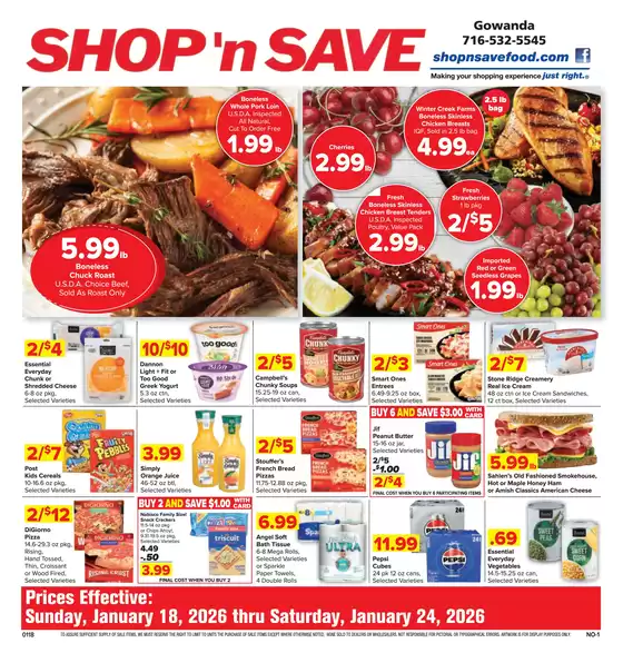 Shop 'n Save catalogue in Jackson KY | Attractive special offers for everyone | 2026-01-18T00:00:00.000Z - 2026-01-24T00:00:00.000Z