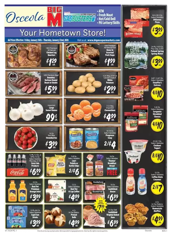 BigM Supermarkets catalogue in Jackson KY | Top offers for all bargain hunters | 2026-01-16T00:00:00.000Z - 2026-01-22T00:00:00.000Z