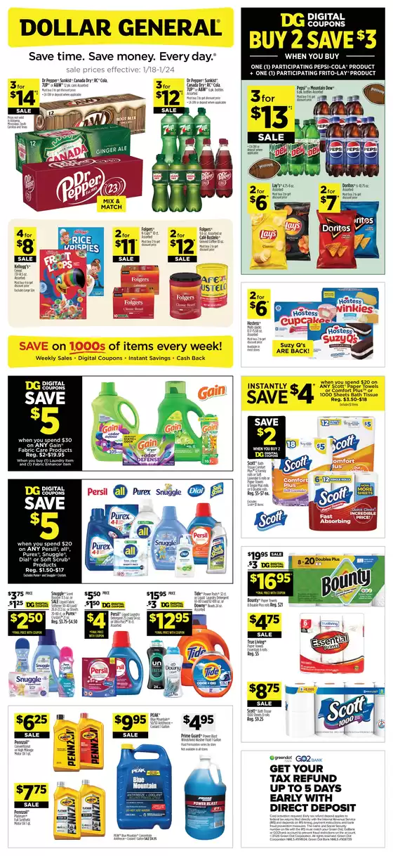 Dollar General catalogue in Jackson KY | Current bargains and offers | 2026-01-18T00:00:00.000Z - 2026-01-24T00:00:00.000Z