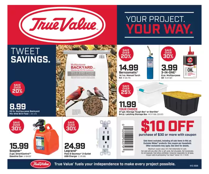 True Value catalogue in Madison Heights MI | Current deals and offers | 2026-01-02T00:00:00.000Z - 2026-01-19T00:00:00.000Z