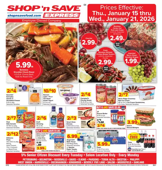 Shop 'n Save catalogue in Compton CA | Exclusive deals for our customers | 2026-01-15T00:00:00.000Z - 2026-01-21T00:00:00.000Z
