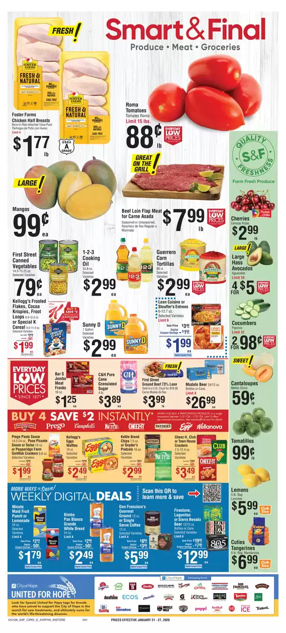 Smart & Final catalogue | Our best bargains | 2026-01-20T00:00:00.000Z - 2026-01-22T00:00:00.000Z
