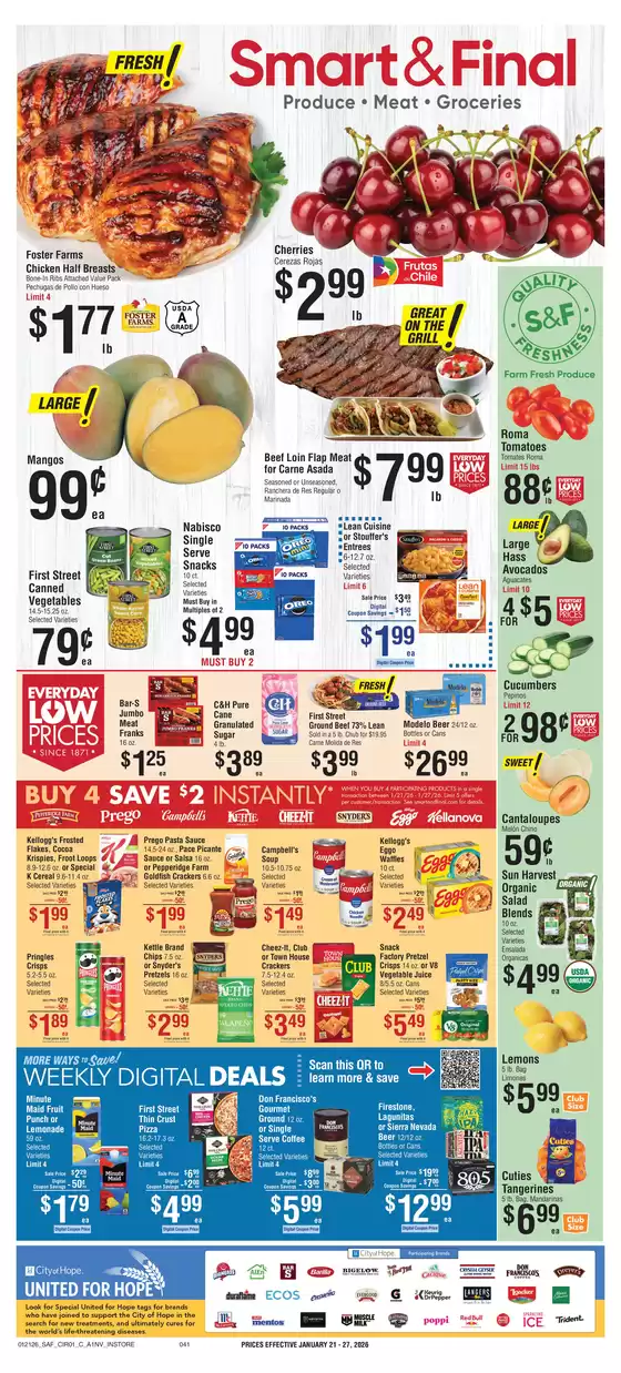 Smart & Final catalogue | Our best offers for you | 2026-01-20T00:00:00.000Z - 2026-01-22T00:00:00.000Z