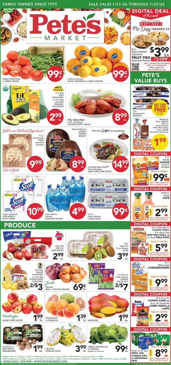 Pete's Fresh Market catalogue | Our best bargains | 2026-01-21T00:00:00.000Z - 2026-01-27T00:00:00.000Z