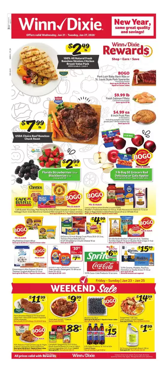 Winn Dixie catalogue | Current special promotions | 2026-01-21T00:00:00.000Z - 2026-01-27T00:00:00.000Z