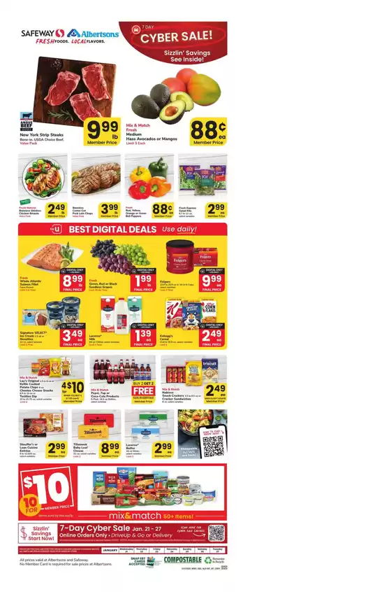 Safeway catalogue in Baytown TX | Great offer for bargain hunters | 2026-01-21T00:00:00.000Z - 2026-01-27T00:00:00.000Z