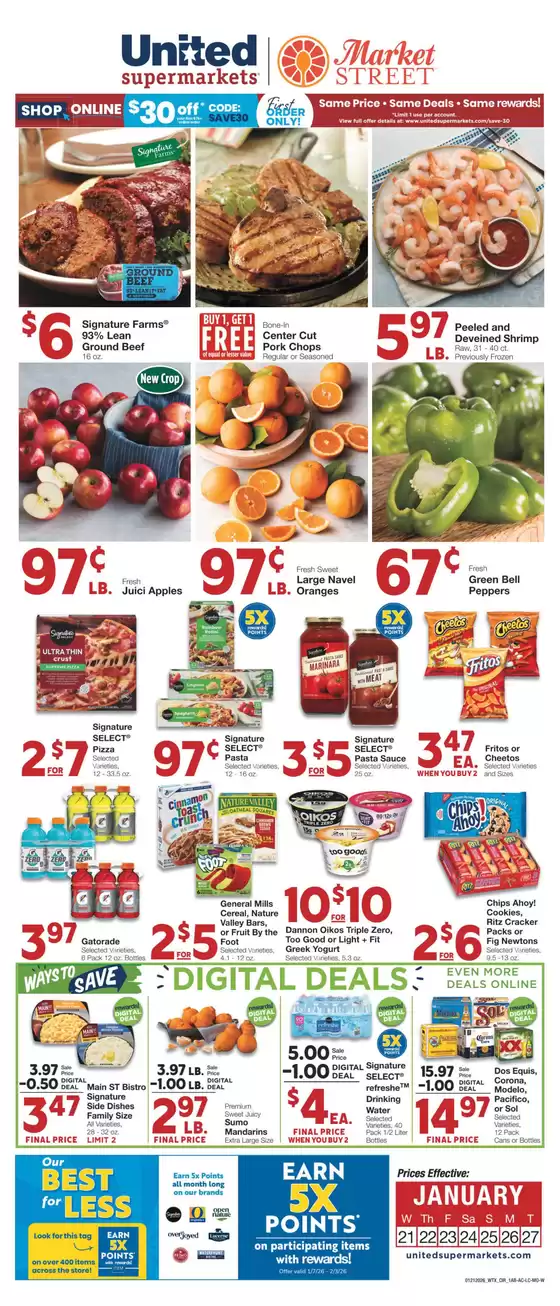 United Supermarkets catalogue in Las Vegas NV | Discounts and promotions | 2026-01-20T00:00:00.000Z - 2026-01-27T00:00:00.000Z