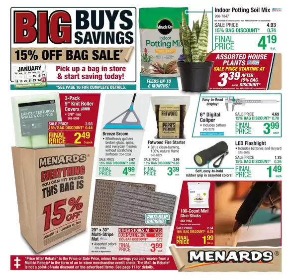 Menards catalogue in Frederick MD | Menards Weekly Ad January 15 January 24, 2026 | 2026-01-11T00:00:00.000Z - 2026-01-24T00:00:00.000Z