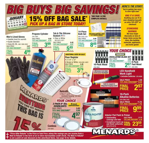 Menards catalogue in Frederick MD | Menards Weekly Ad January 11 January 24, 2026 | 2026-01-11T00:00:00.000Z - 2026-01-24T00:00:00.000Z