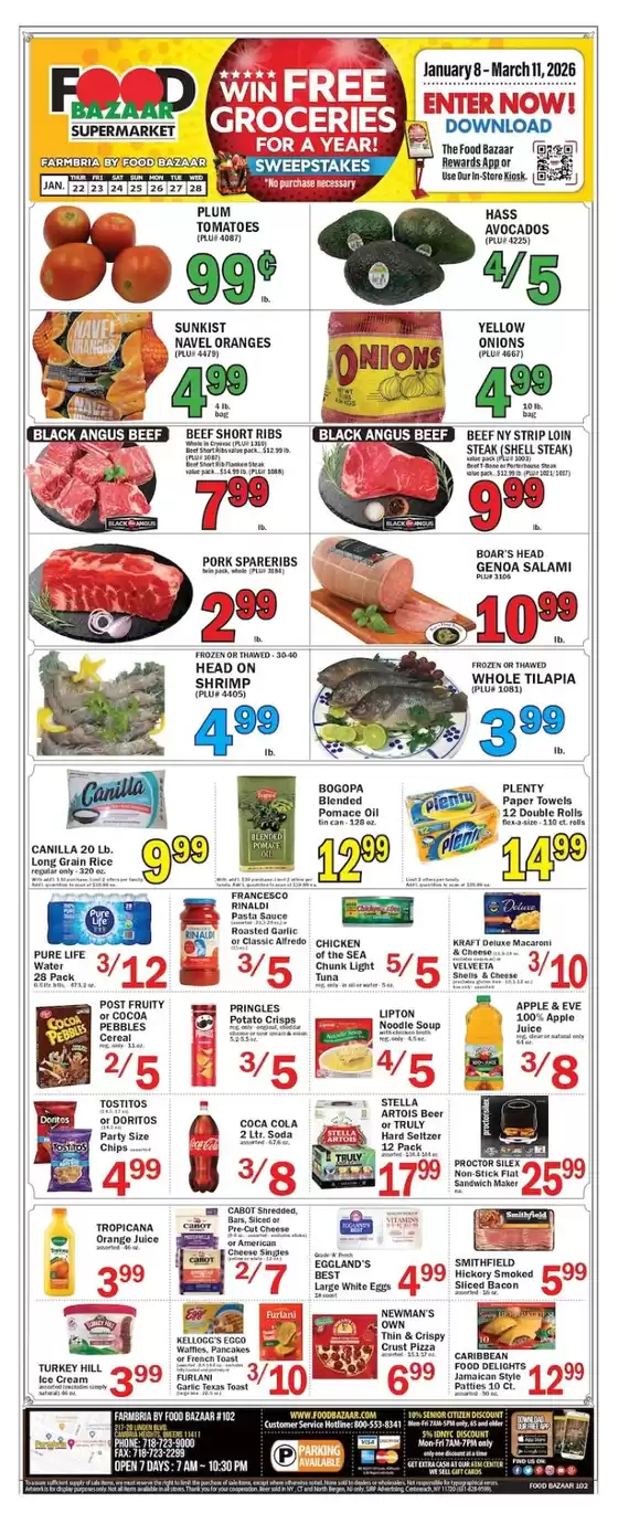 Food Bazaar catalogue in Wetumpka AL | Special offers for you | 2026-01-22T00:00:00.000Z - 2026-01-28T00:00:00.000Z