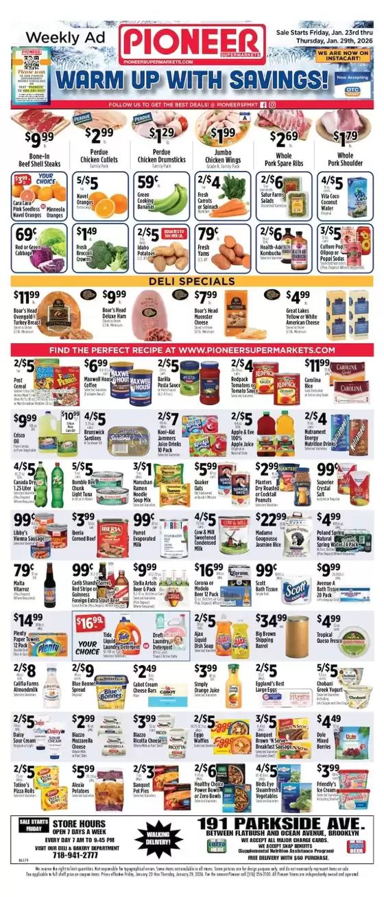 Pioneer Supermarkets catalogue in Galt CA | Special offers for you | 2026-01-23T00:00:00.000Z - 2026-01-29T00:00:00.000Z