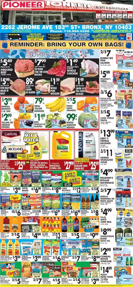 Pioneer Supermarkets catalogue in Galt CA | Great discounts on selected products | 2026-01-23T00:00:00.000Z - 2026-01-29T00:00:00.000Z