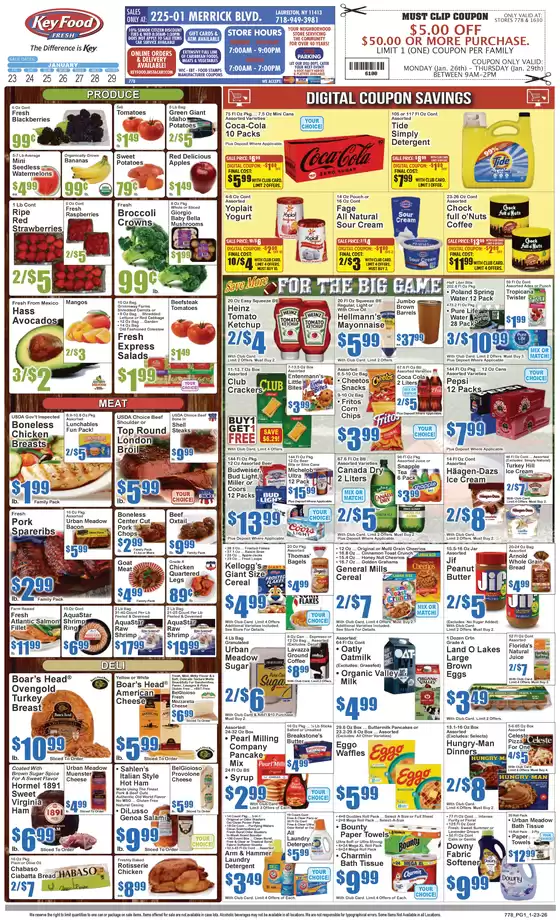 Key Food catalogue in Houston TX | Top deals and discounts | 2026-01-26T00:00:00.000Z - 2026-01-29T00:00:00.000Z