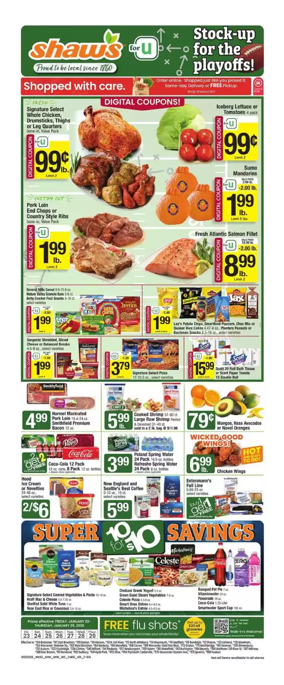 Shaw's catalogue in Monessen PA | Shaw's flyer | 2026-01-23T00:00:00.000Z - 2026-01-29T00:00:00.000Z