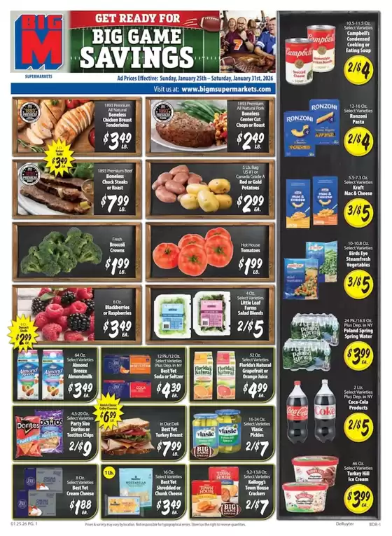 BigM Supermarkets catalogue in Great Neck NY | Discounts and promotions | 2026-01-25T00:00:00.000Z - 2026-01-31T00:00:00.000Z