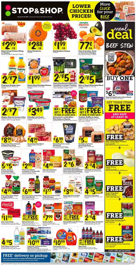 Stop&Shop catalogue in Great Neck NY | Weekly Ads Stop&Shop | 2026-01-23T00:00:00.000Z - 2026-01-29T00:00:00.000Z