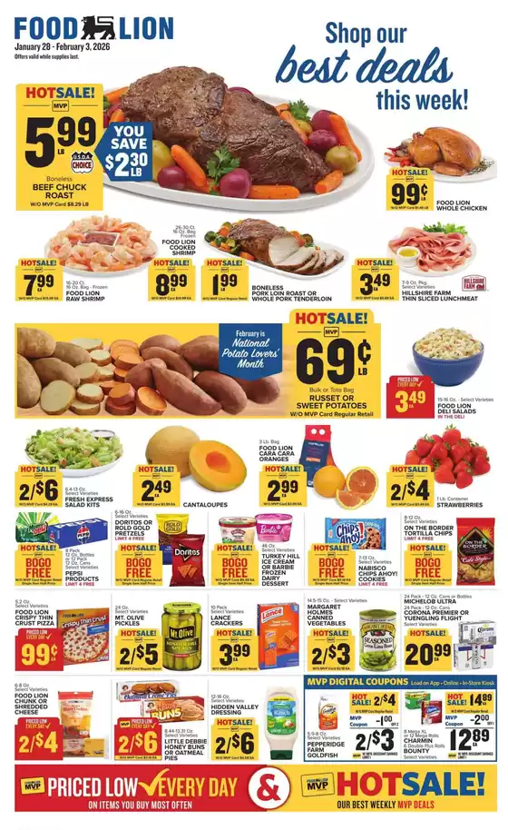 Food Lion catalogue in Escondido CA | Discover attractive offers | 2026-01-28T00:00:00.000Z - 2026-02-03T00:00:00.000Z