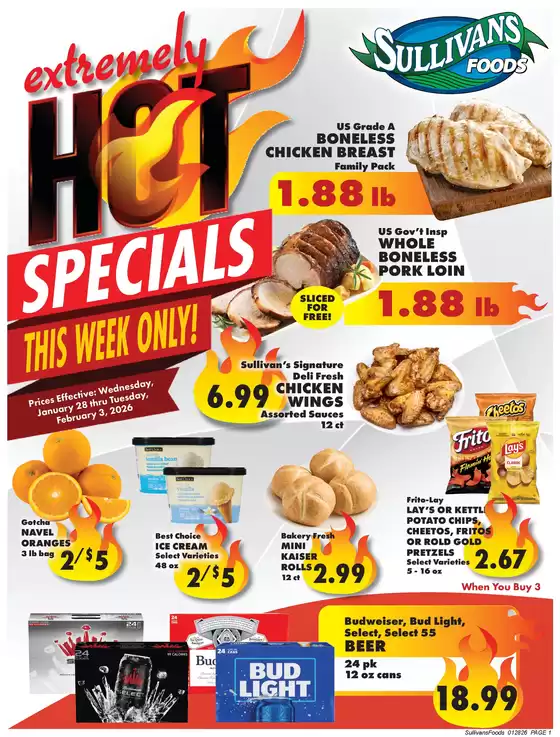 Sullivan's Foods catalogue in Castle Rock CO | Offers for bargain hunters | 2026-01-28T00:00:00.000Z - 2026-02-03T00:00:00.000Z