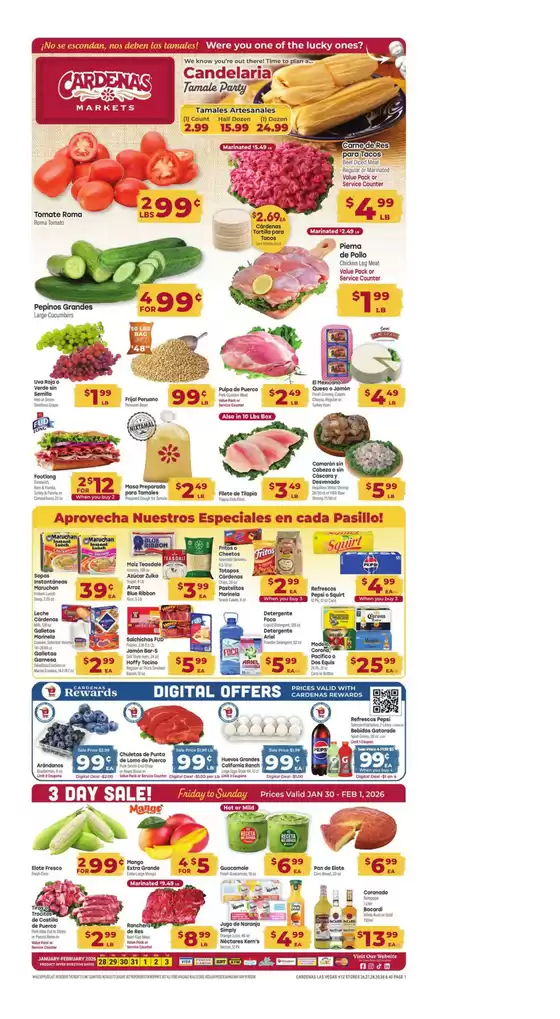 Cardenas catalogue in Castle Rock CO | Current bargains and offers | 2026-01-28T00:00:00.000Z - 2026-02-03T00:00:00.000Z