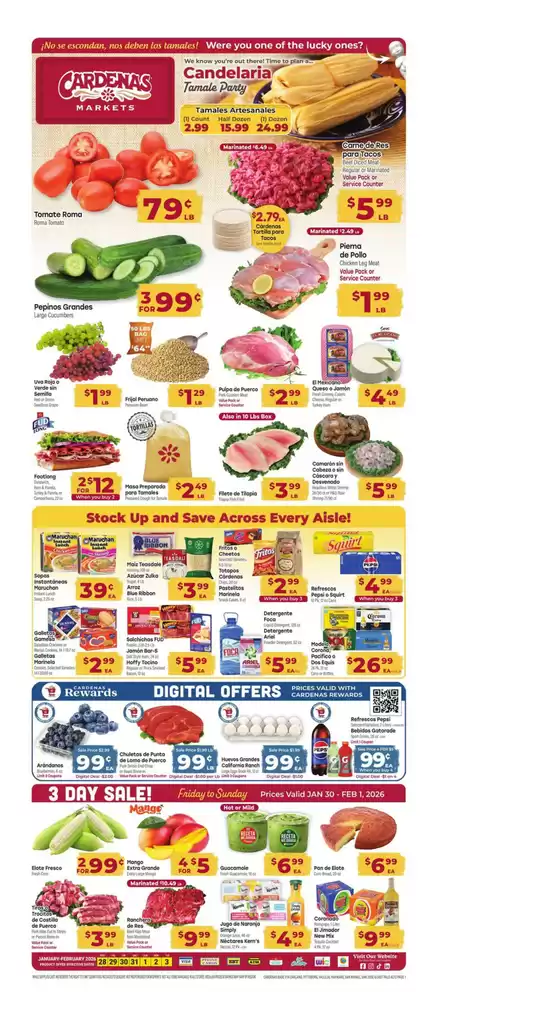 Cardenas catalogue in Castle Rock CO | Top deals and discounts | 2026-01-28T00:00:00.000Z - 2026-02-03T00:00:00.000Z