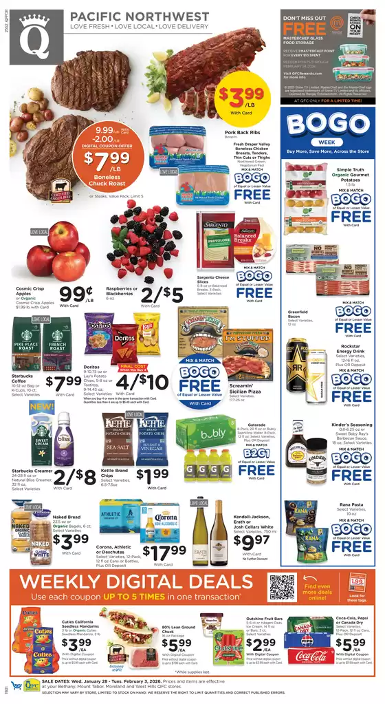 QFC catalogue in Castle Rock CO | Special offers for you | 2026-01-28T00:00:00.000Z - 2026-02-03T00:00:00.000Z
