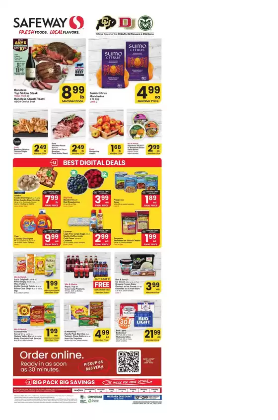 Safeway catalogue in Foxfield CO | Top deals and discounts | 2026-01-28T00:00:00.000Z - 2026-02-03T00:00:00.000Z