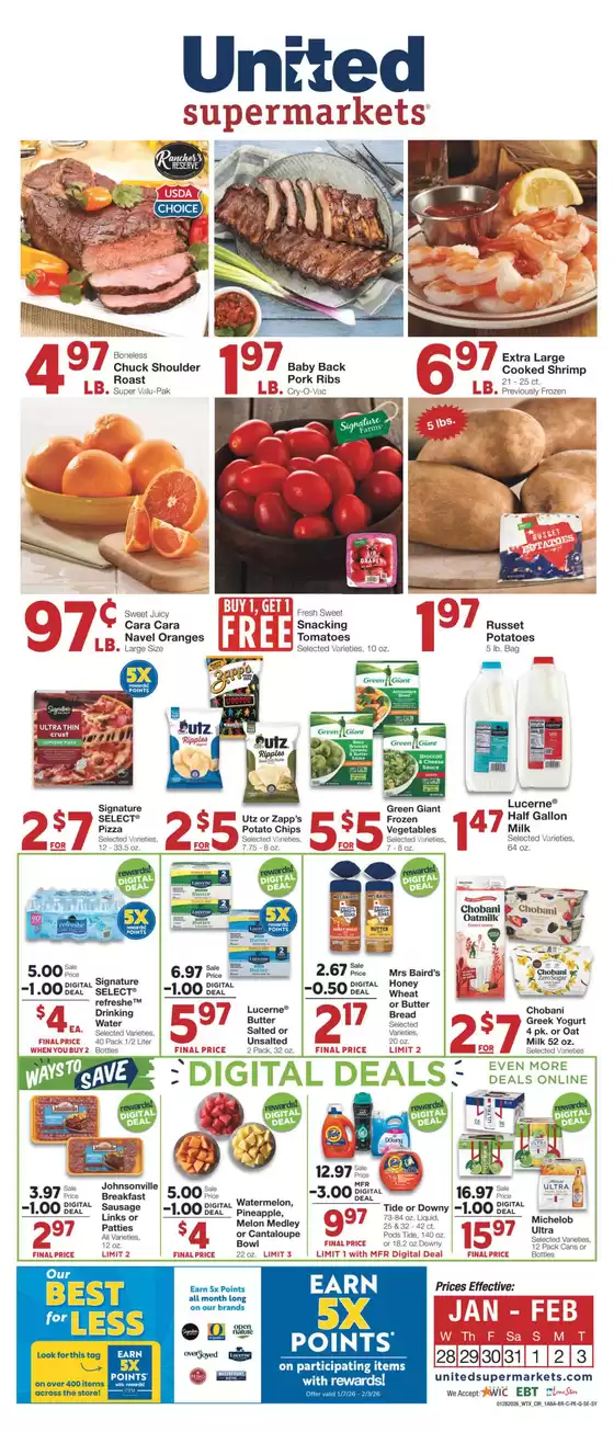 United Supermarkets catalogue in Castle Rock CO | Great offer for all customers | 2026-01-27T00:00:00.000Z - 2026-02-03T00:00:00.000Z