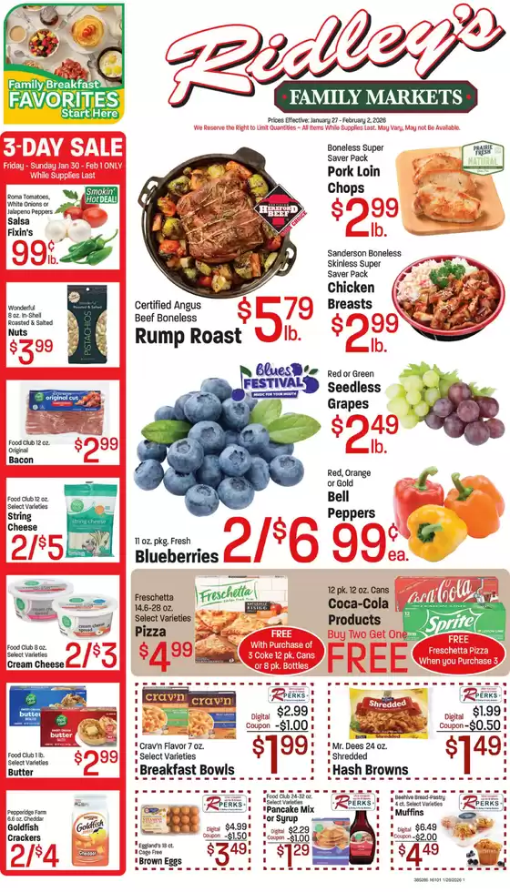 Ridley's Family Markets catalogue in Castle Rock CO | Save now with our deals | 2026-01-27T00:00:00.000Z - 2026-02-02T00:00:00.000Z