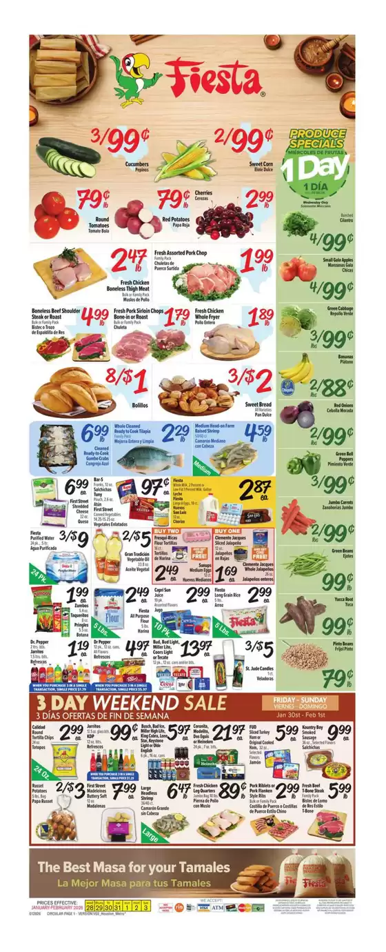 Fiesta Mart catalogue in Bellerose NY | Special offers for you | 2026-01-28T00:00:00.000Z - 2026-02-03T00:00:00.000Z