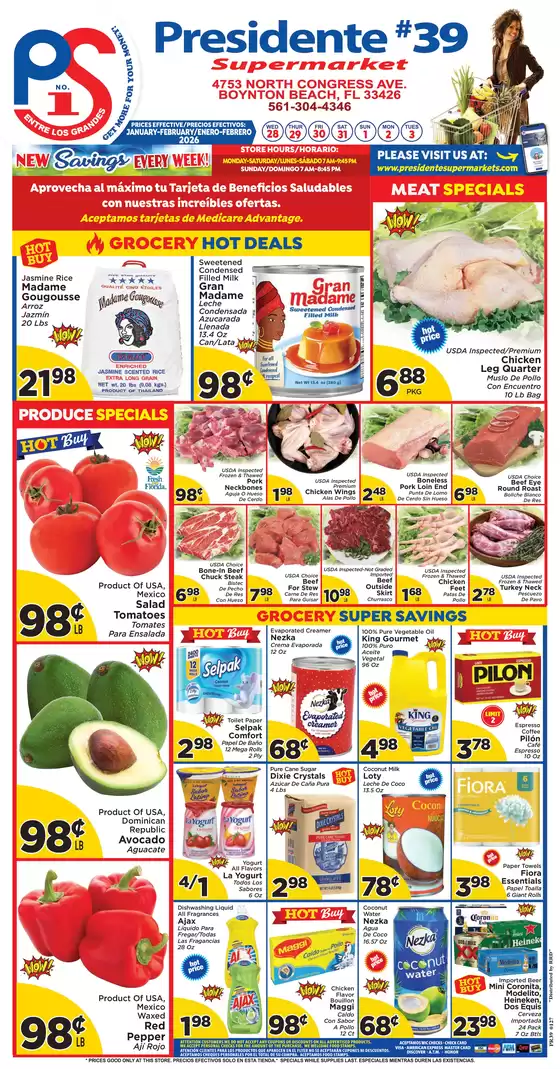 Presidente catalogue | Exclusive bargains | 2026-01-01T00:00:00.000Z - 2026-02-28T00:00:00.000Z