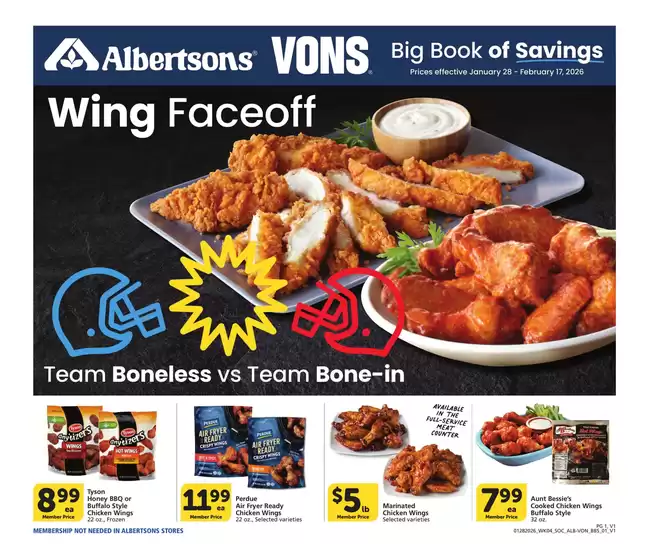 Albertsons catalogue in Bellerose NY | Albertsons - SoCal - BBS | 2026-01-28T00:00:00.000Z - 2026-02-17T00:00:00.000Z