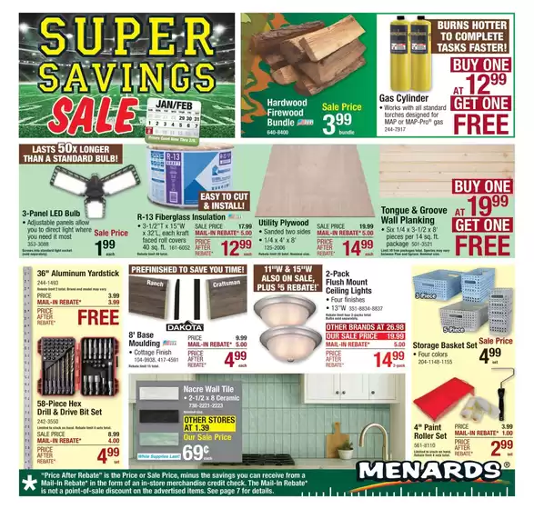 Menards catalogue in Springfield Gardens NY | Super Savings Sale! | 2026-01-29T00:00:00.000Z - 2026-02-08T00:00:00.000Z