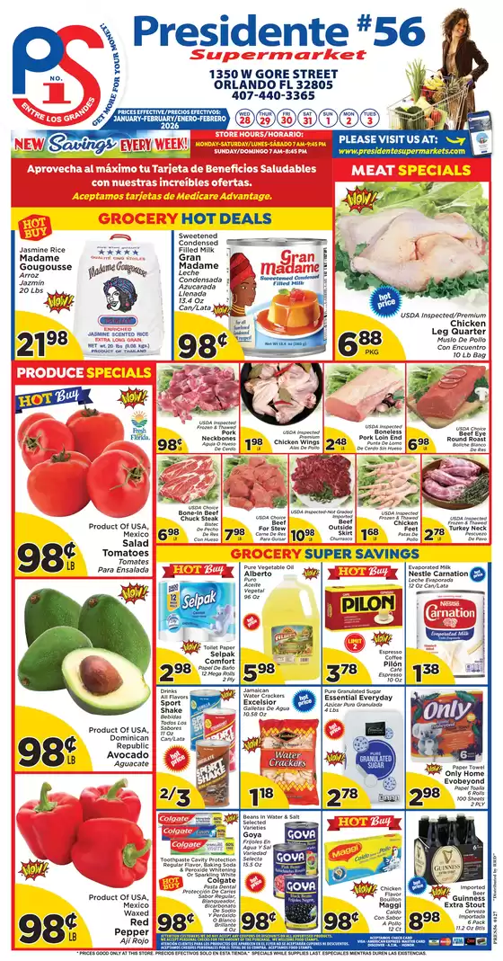 Presidente catalogue | Current special promotions | 2026-01-01T00:00:00.000Z - 2026-02-28T00:00:00.000Z