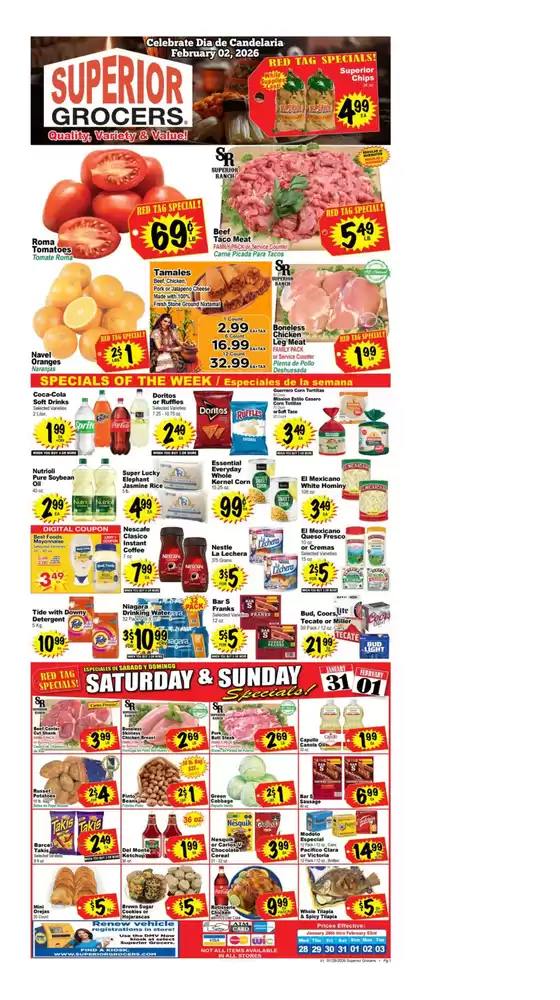 Superior Grocers catalogue in Grottoes VA | Weekly Specials | 2026-01-28T00:00:00.000Z - 2026-02-03T00:00:00.000Z