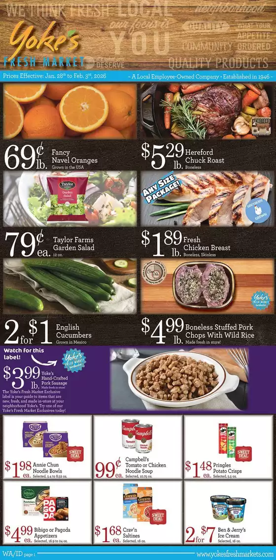 Yoke's Fresh Market  catalogue in Grottoes VA | Current special promotions | 2026-01-28T00:00:00.000Z - 2026-02-03T00:00:00.000Z