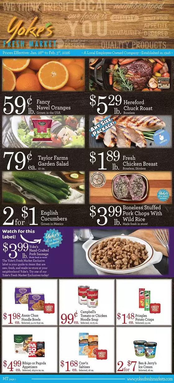 Yoke's Fresh Market  catalogue in Grottoes VA | Great offer for all customers | 2026-01-28T00:00:00.000Z - 2026-02-03T00:00:00.000Z