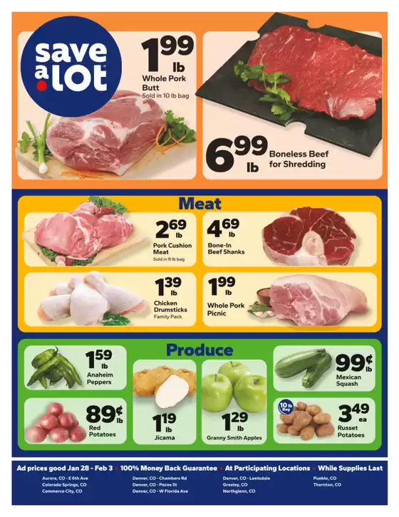 Save a Lot catalogue in Denver CO | Exclusive bargains | 2026-01-28T00:00:00.000Z - 2026-02-03T00:00:00.000Z