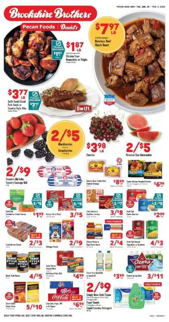 Brookshire Brothers catalogue in Woodhaven NY | Top offers for all bargain hunters | 2026-01-28T00:00:00.000Z - 2026-02-02T00:00:00.000Z