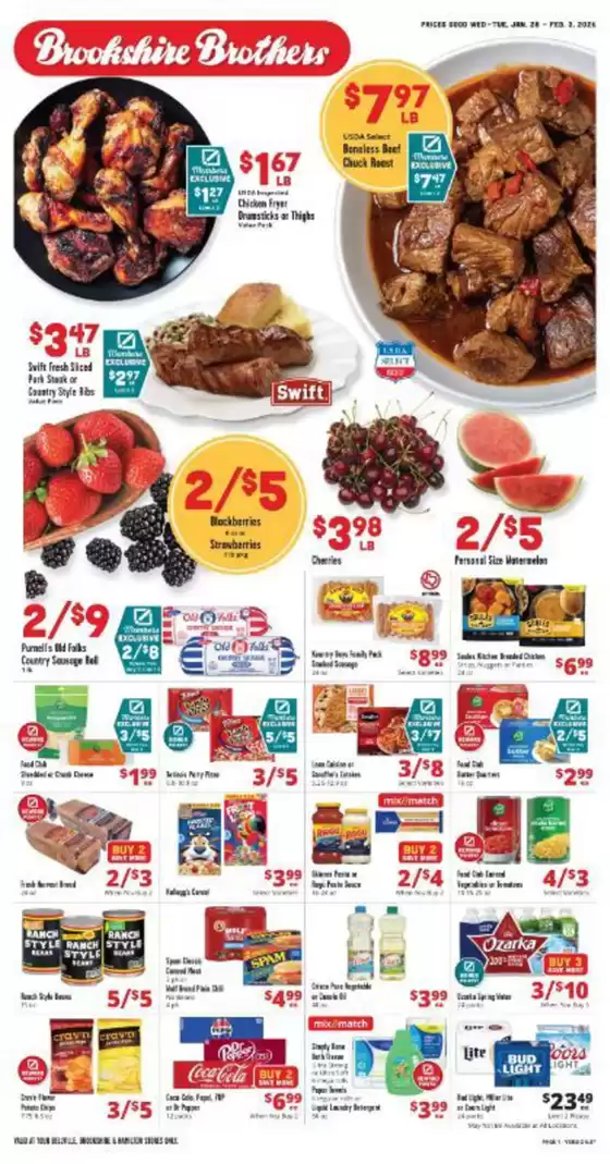Brookshire Brothers catalogue in Woodhaven NY | Brookshire Brothers weekly ad | 2026-01-28T00:00:00.000Z - 2026-02-02T00:00:00.000Z
