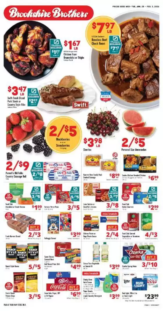 Brookshire Brothers catalogue in Woodhaven NY | Great discounts on selected products | 2026-01-28T00:00:00.000Z - 2026-02-03T00:00:00.000Z