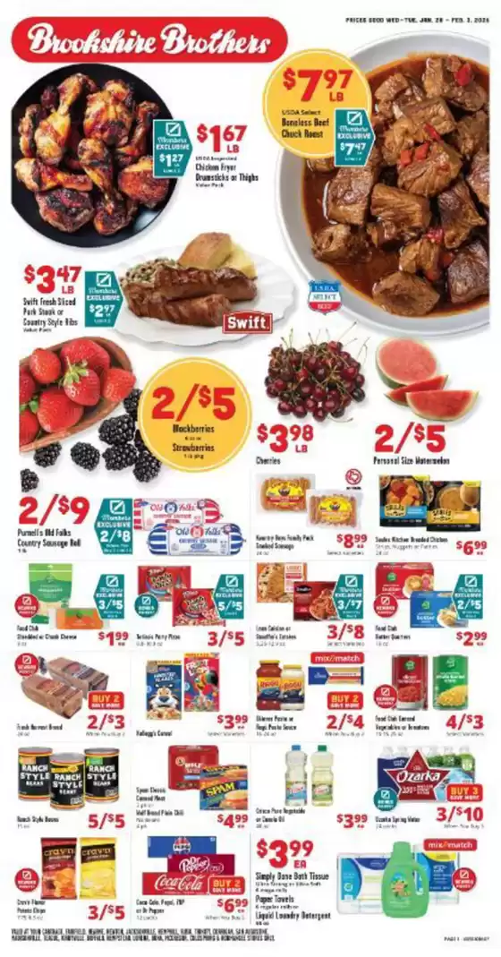Brookshire Brothers catalogue in Woodhaven NY | Top deals and discounts | 2026-01-28T00:00:00.000Z - 2026-02-03T00:00:00.000Z