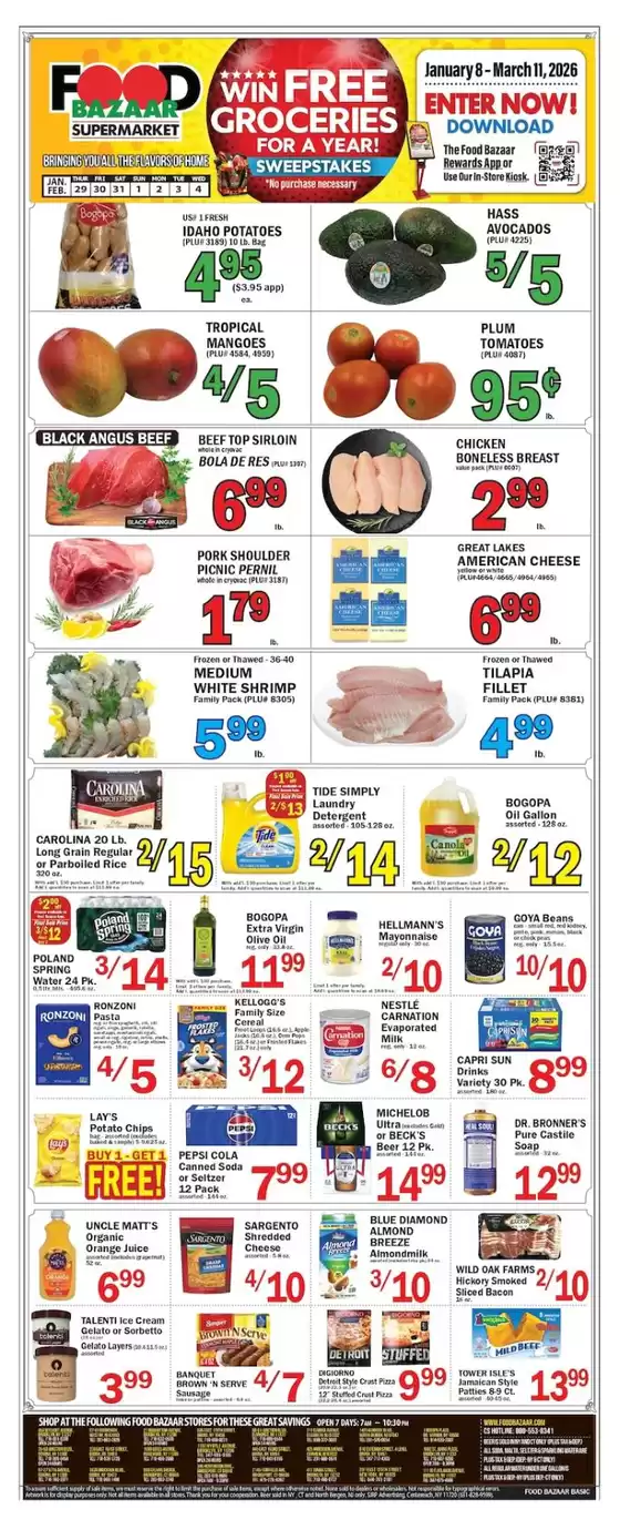 Food Bazaar catalogue in Santa Fe NM | Food Bazaar weekly ad | 2026-01-29T00:00:00.000Z - 2026-02-04T00:00:00.000Z