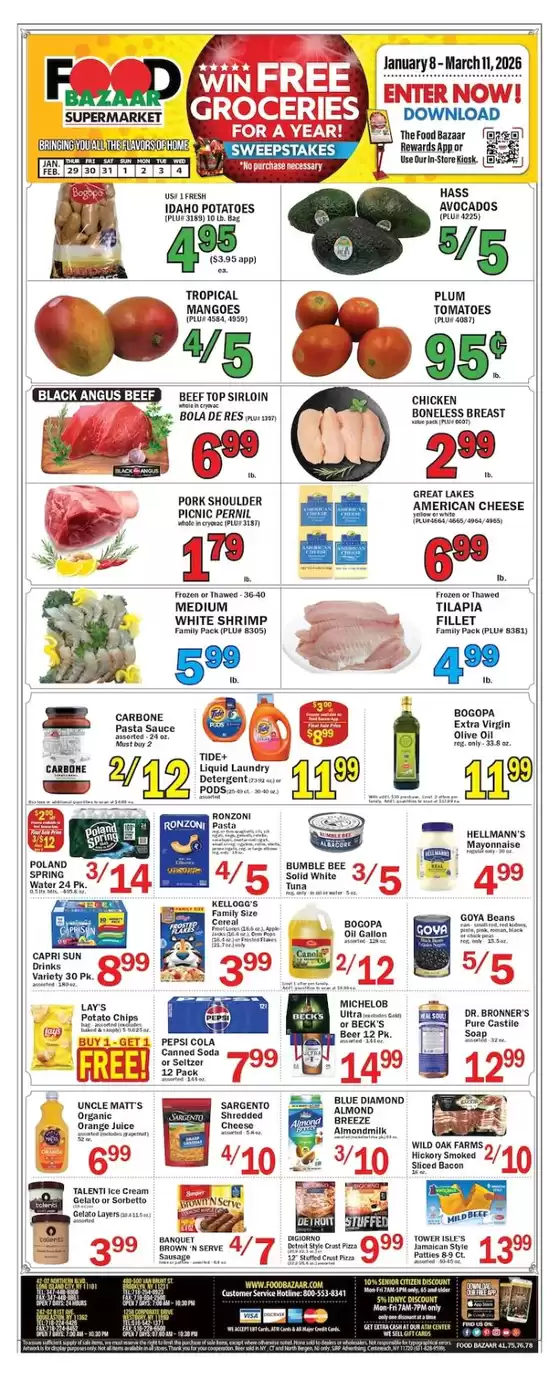 Food Bazaar catalogue in Santa Fe NM | New offers to discover | 2026-01-29T00:00:00.000Z - 2026-02-04T00:00:00.000Z