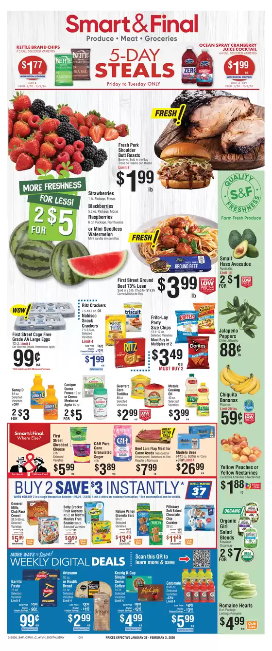 Smart & Final catalogue in Miami FL | Exclusive deals for our customers | 2026-01-30T00:00:00.000Z - 2026-02-03T00:00:00.000Z