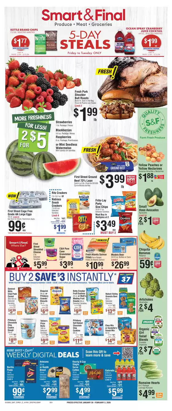Smart & Final catalogue in Miami FL | Our best bargains | 2026-01-30T00:00:00.000Z - 2026-02-03T00:00:00.000Z