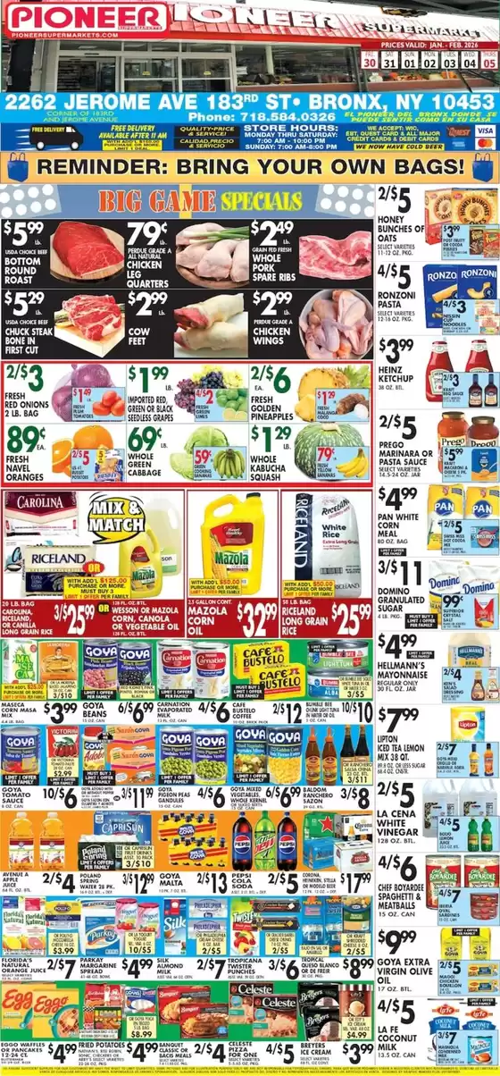 Pioneer Supermarkets catalogue in Gresham OR | Top offers for all bargain hunters | 2026-01-30T00:00:00.000Z - 2026-02-05T00:00:00.000Z