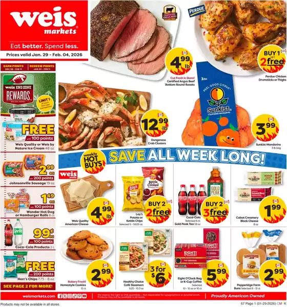 Weis Markets catalogue | Save now with our deals | 2026-01-29T00:00:00.000Z - 2026-02-25T00:00:00.000Z