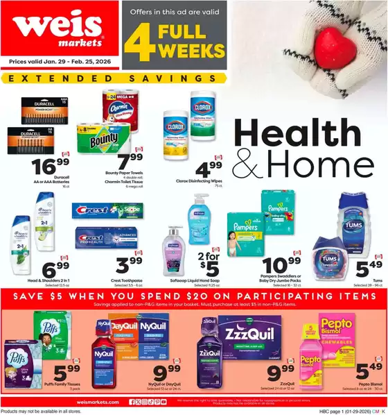 Weis Markets catalogue | Exclusive deals for our customers | 2026-01-29T00:00:00.000Z - 2026-02-25T00:00:00.000Z