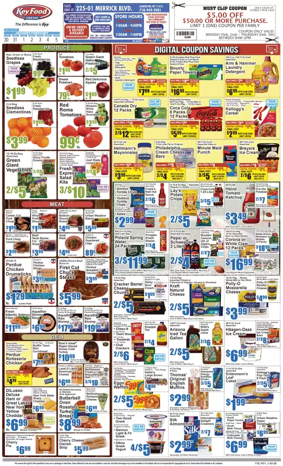 Key Food catalogue in New York | Discover attractive offers | 2026-02-02T00:00:00.000Z - 2026-02-05T00:00:00.000Z